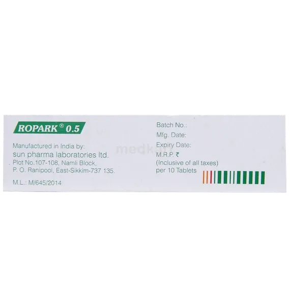 ropark 0.5mg tablet 10's